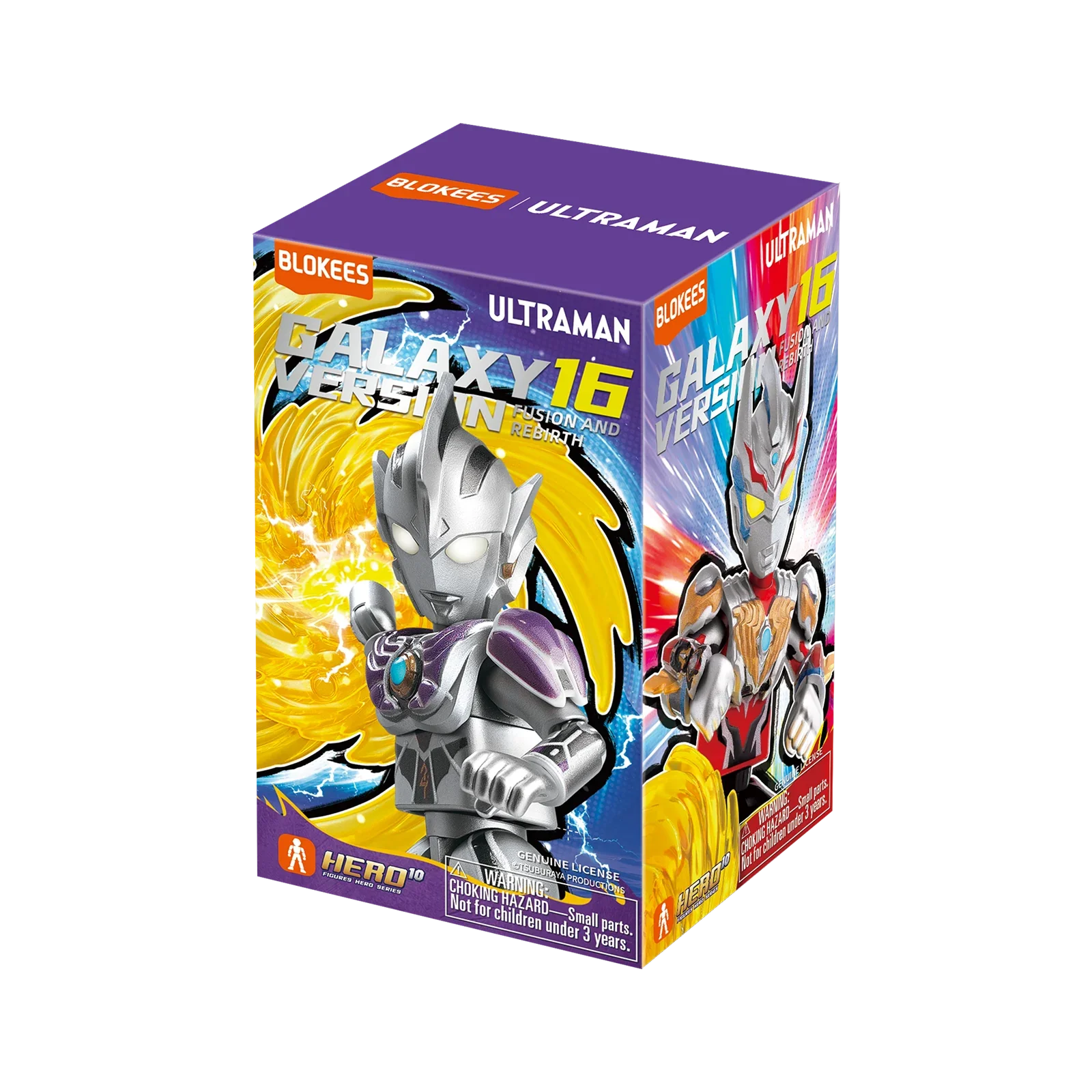 Blokees Ultraman Galaxy Version 16 Fusion and Rebirth